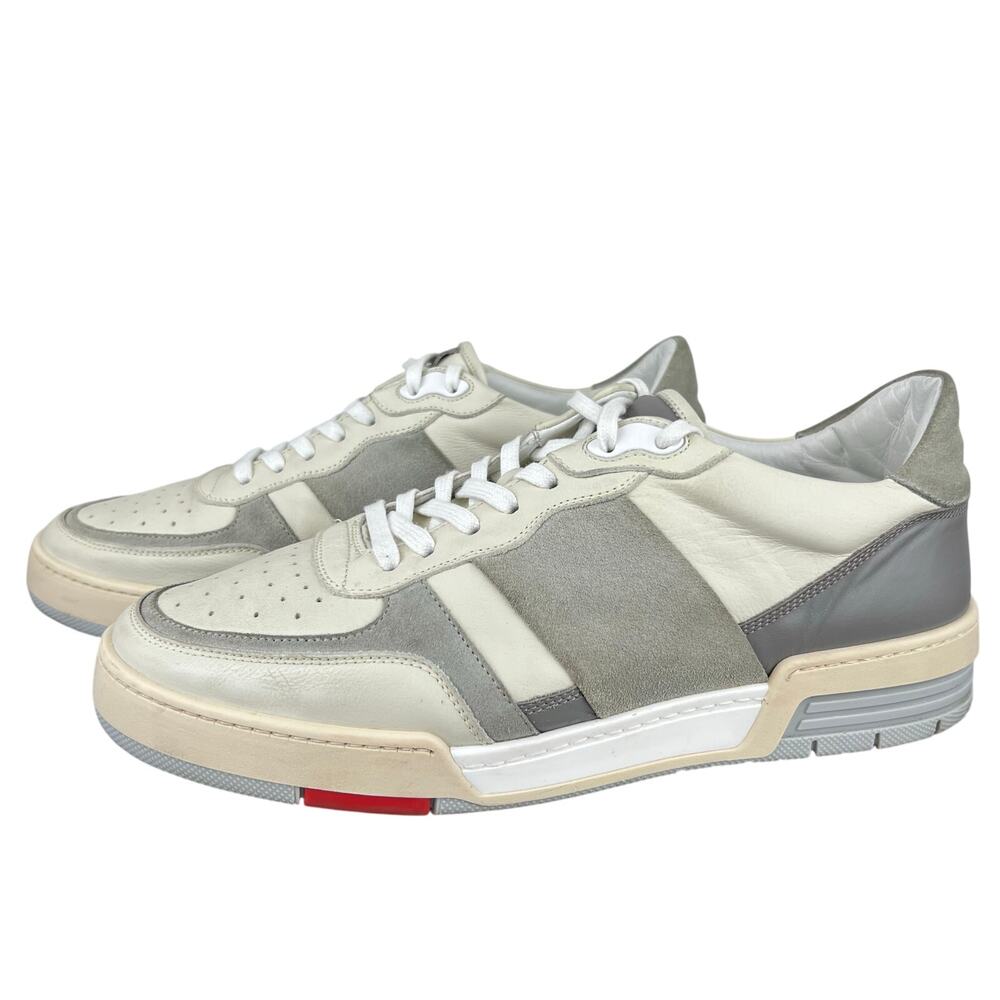 Men's COLLEGIUM Devastator Low In Platinum Suede Casual Sneakers (Sz 11)